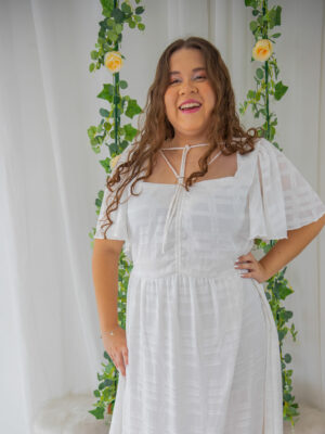 Vestido Longo Organza