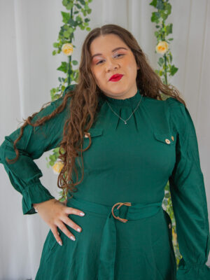 Vestido Manga Long