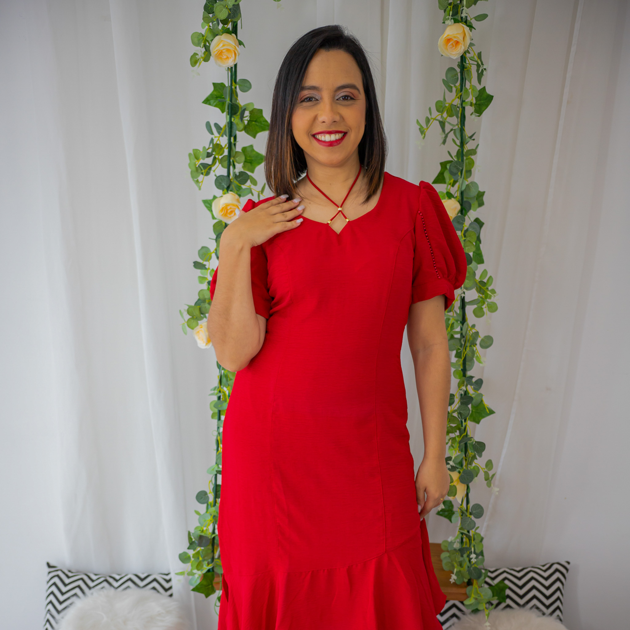 Vestido Rebeca Vermelho