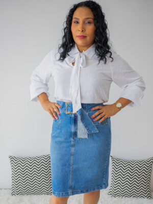 Saia Nádia Jeans