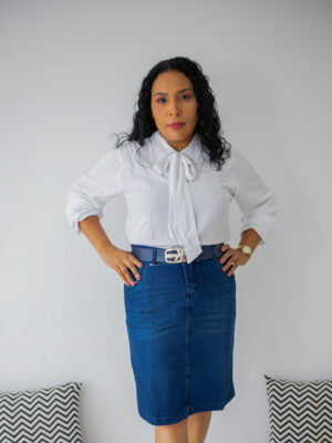 Saia Lívia Jeans