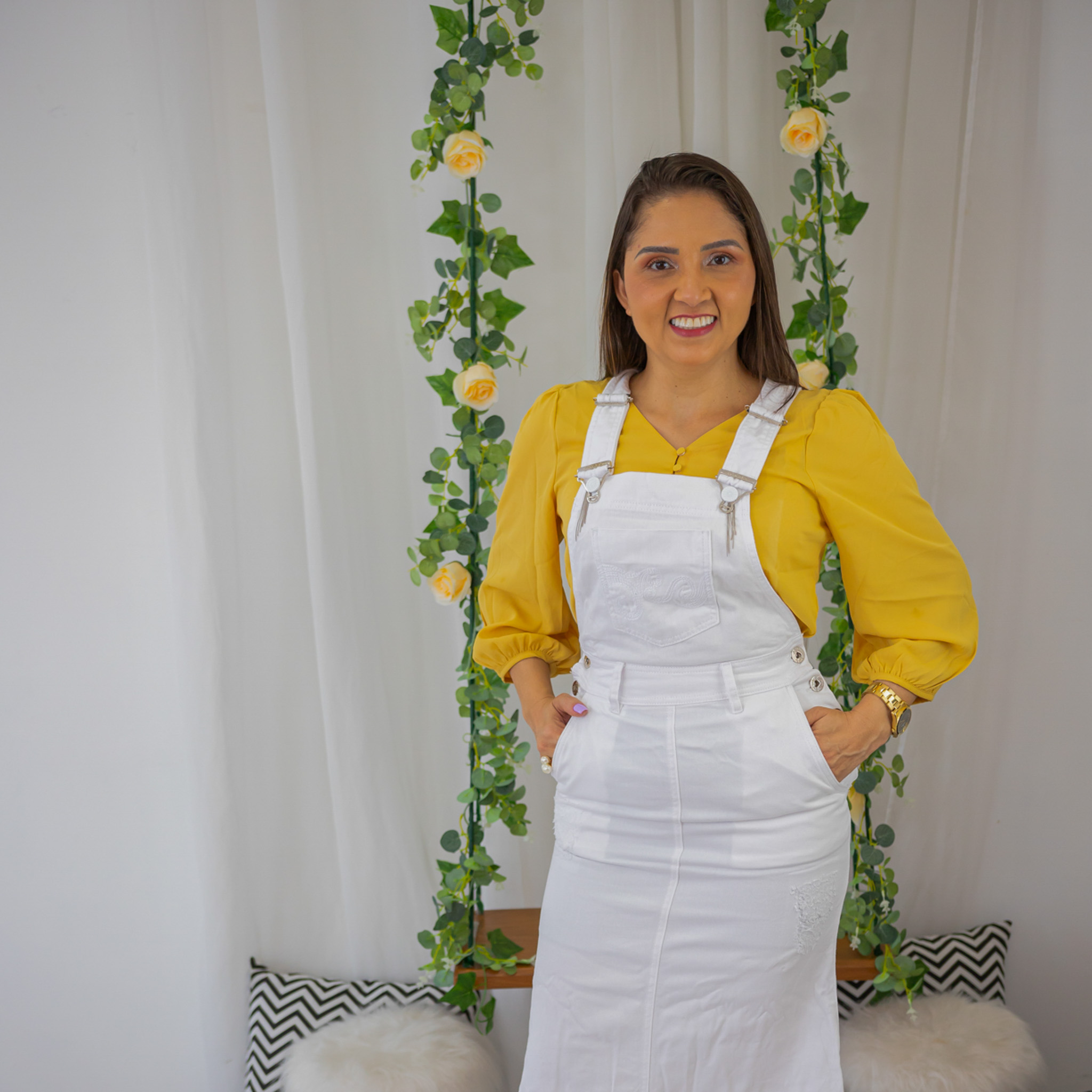 Jardineira Branca Luna