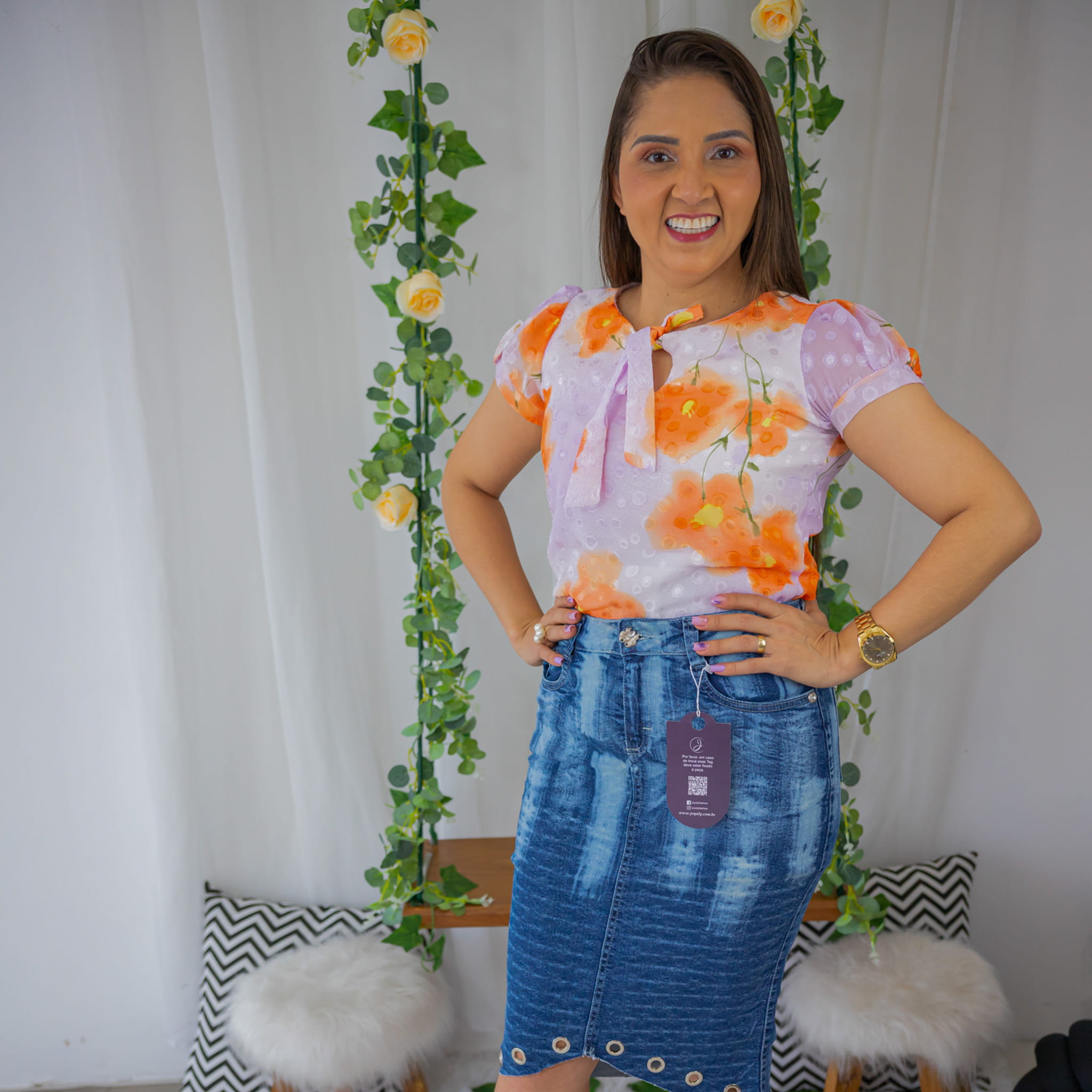 Saia Longa Refúgio Jeans