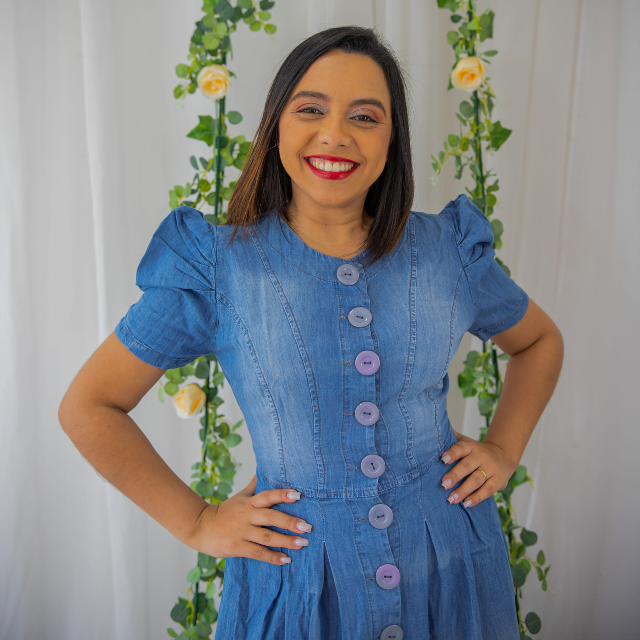 Vestido Amélia Jeans - Imagem 3