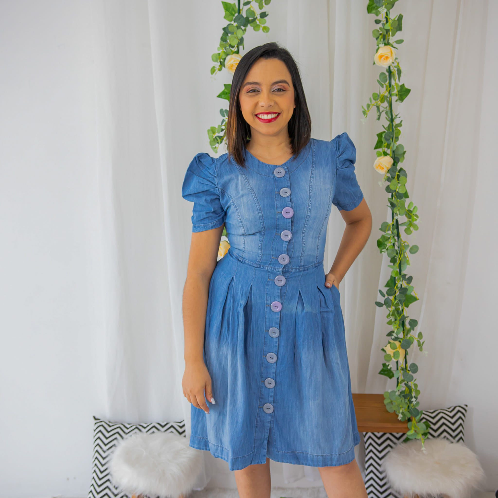 Vestido Amélia Jeans - Imagem 4