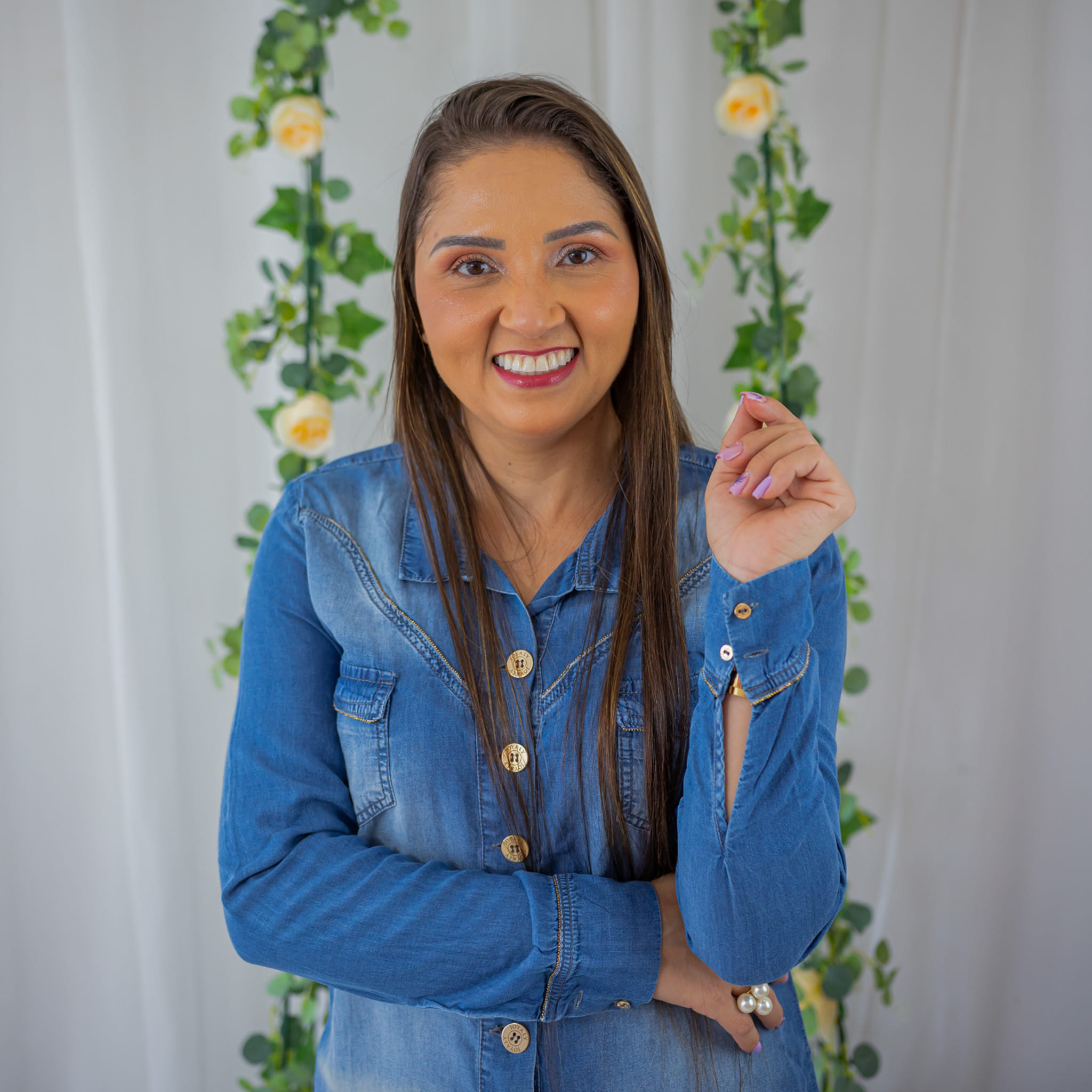 Vestido Clarice Jeans - Imagem 3