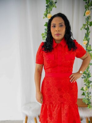 Vestido Encanto Vermelho