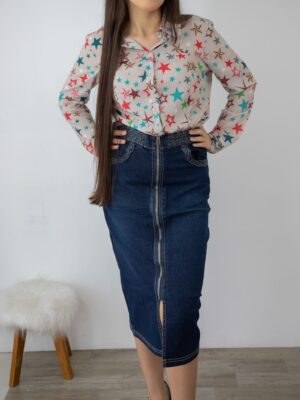 Saia Encanto Denim