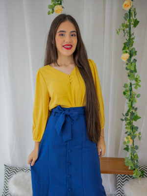 Saia Harmonia Azul