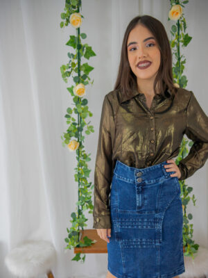 Saia Patchwork Denim