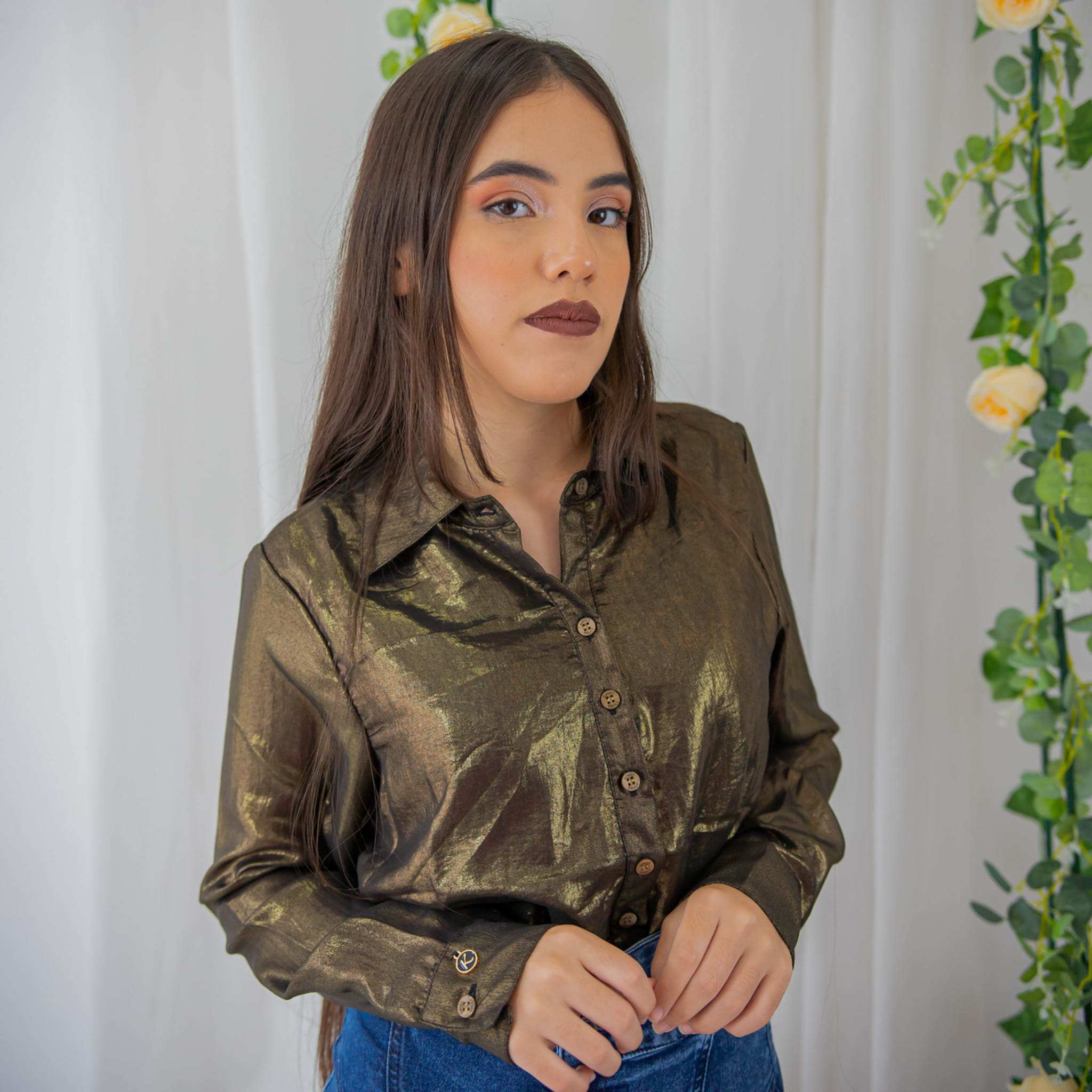 Saia Patchwork Denim - Imagem 2