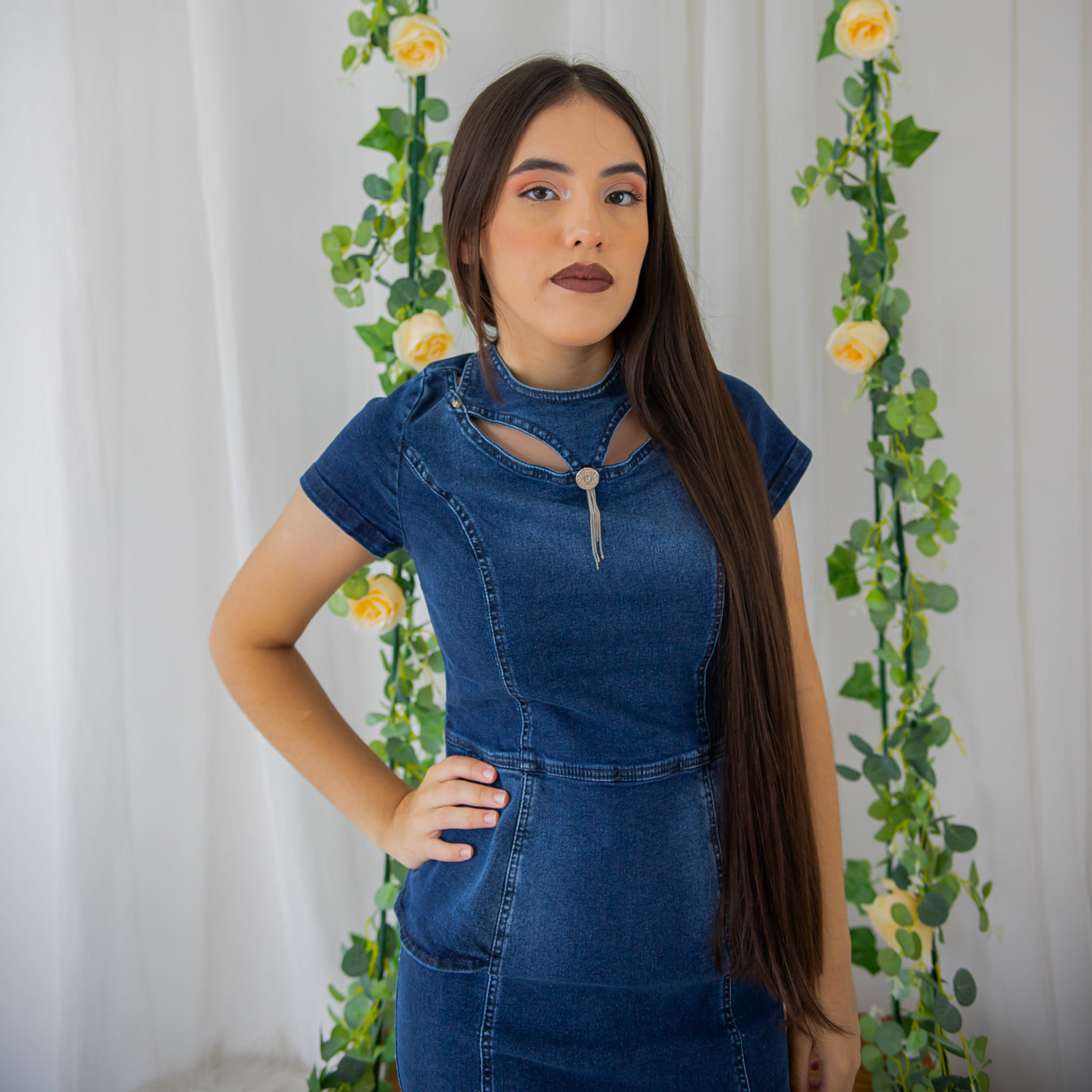 Vestido Jeans Adele - Imagem 4